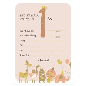 Gratis invitasjoner til 1-årsdagen - Image 4