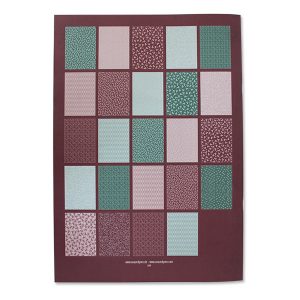 24 gaveark til adventskalender - burgunder/grønt - Image 4