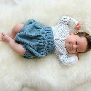 Bluum ballong-bukse - gratis strikkeoppskrift.