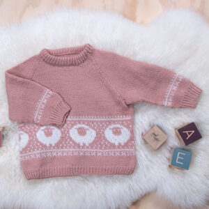 Bluum strikkesett - Billebæ i Pure Eco Baby Wool