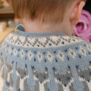 Bluum strikk - Reve-genseren i Pure Eco Baby Wool