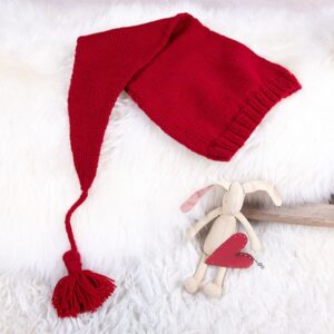 Bluum strikk - Reinsdyrkjole med nisselue i Pure Eco Baby Wool