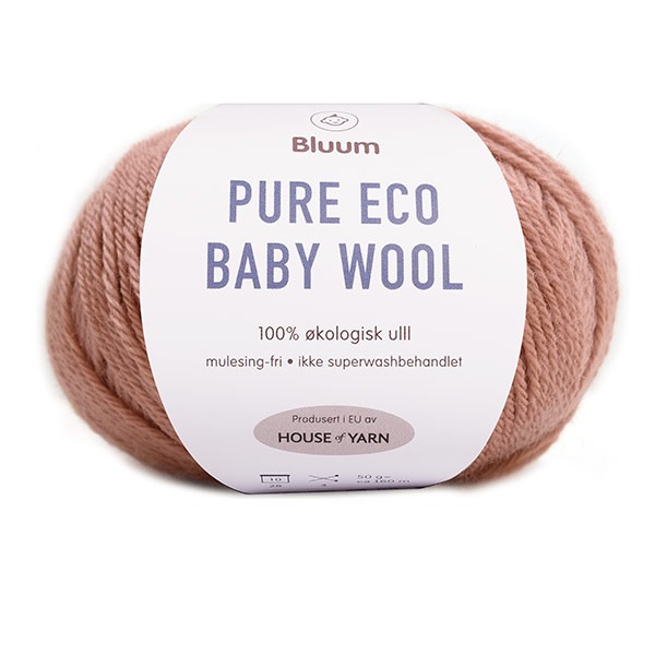 Støt forbrydelse Pastor Bluum Pure Eco Baby Wool Dus gammelrosa 1327 - Bluum