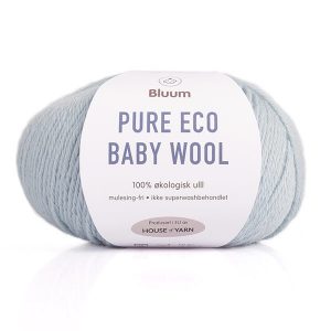 Bluum Pure Eco Baby Wool Dus gråblå 1313