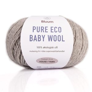 Bluum Pure Eco Baby Wool Lys grå melert 1352