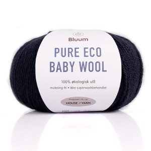 Bluum Pure Eco Baby Wool Marineblå 1325