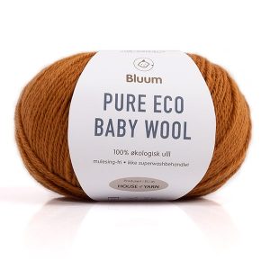 Bluum Pure Eco Baby Wool Mørk oker 1334