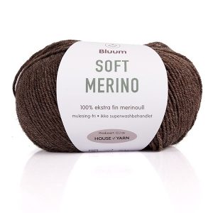 Bluum Soft Merino Ull Brun melert 3025