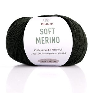 Bluum Soft Merino Ull Flaskegrønn 3020
