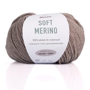 Bluum Soft Merino Ull Gråbeige melert 3005