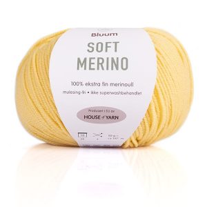 Bluum Soft Merino Ull Lys gul 3009