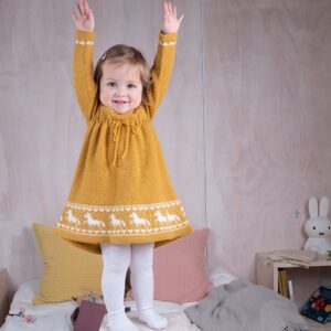 Bluum strikkekjole - Hestekjolen i Pure Eco Baby Wool