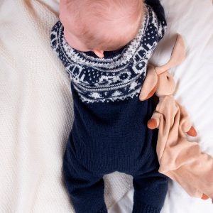 Bluum strikkedress - Traktor i Pure Eco Baby Wool