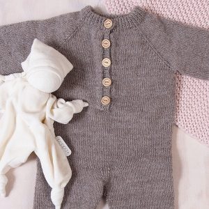 Bluum strikkedress med raglan i Pure Eco Baby Wool