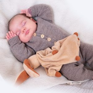 Bluum strikkedress med raglan i Pure Eco Baby Wool