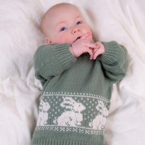 Bluum strikkegenser - Kanin i Pure Eco Baby Wool