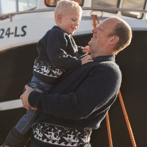 Bluum strikkesett - Fiskebåt i Pure Eco Baby Wool