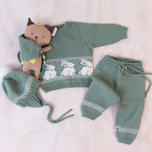 Bluum strikkesett - Kanin i Pure Eco Baby Wool