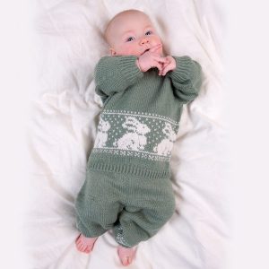Bluum strikkesett - Kanin i Pure Eco Baby Wool