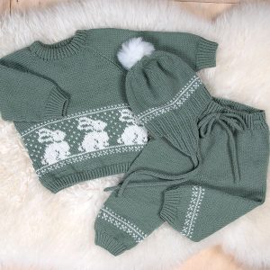 Bluum strikkesett - Kanin i Pure Eco Baby Wool