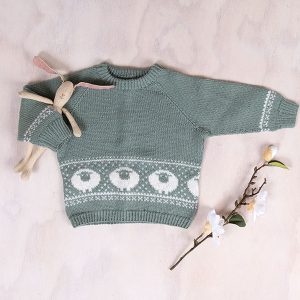 Bluum strikkegenser - Billebæ i Pure Eco Baby Wool