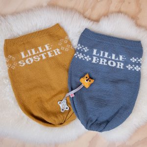 Bluum strikk - Kosepose Lillebror i Pure Eco Baby Wool