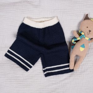 Bluum strikk - Matros sett m/shorts i Pure Eco Baby Wool