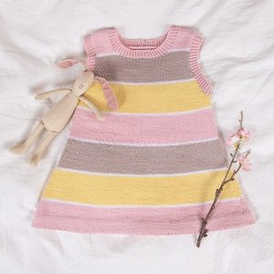 Strikketunika Sukkerspinn - garnpakke i Bluum Soft Merino Ull