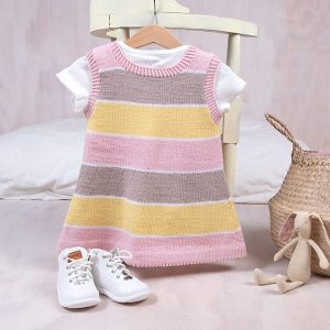 Strikketunika Sukkerspinn - garnpakke i Bluum Soft Merino Ull