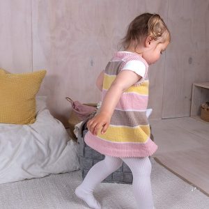 Strikketunika Sukkerspinn - garnpakke i Bluum Soft Merino Ull