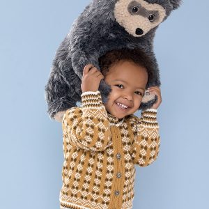 Strikkejakke Julian-jakken - garnpakke i Bluum Pure Eco Baby Wool