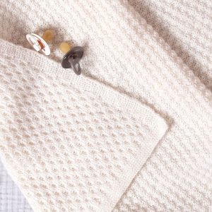Strikk Babyteppe Hompetitten - garnpakke i Bluum Pure Eco Baby Wool
