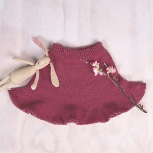 Strikkeskjørt Danseskjørt - garnpakke i Bluum Soft Merino Ull