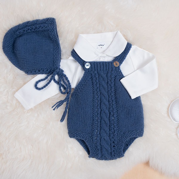 Strikkeromper Flette med lue - garnpakke fra Bluum i Solo Cashmere