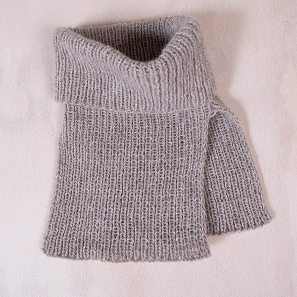 Strikkehals dame - garnpakke fra Bluum i Solo Cashmere