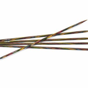 3.5mm 15cm - Symfonie strømpepinner regnbue