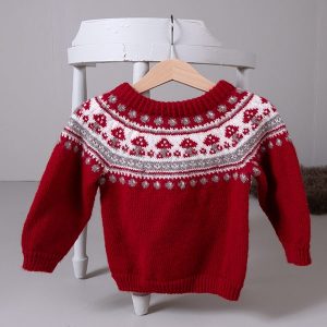 Strikkegenser Sopp m/nisselue - garnpakke i Bluum Pure Eco Baby Wool