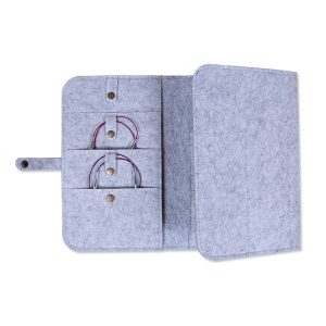 Strikkepinneetui i filt - Image 3