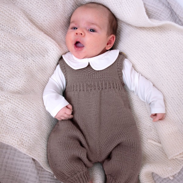 Strikk Sparkebukse Hjerte - garnpakke i Bluum Pure Eco Baby Wool