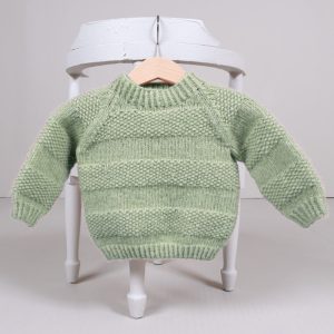 Strikkegenser Lille Spire - garnpakke fra Bluum i Fluffy