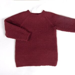 Strikkegenser Hugo med lue Lyng - garnpakke i Bluum Soft Merino Ull