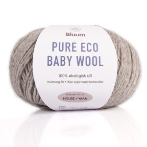 Bluum Pure Eco Baby Wool Lys grå melert 1352