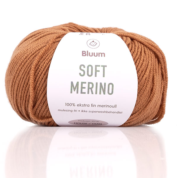 Bluum Soft Merino Ull Karamell 3016