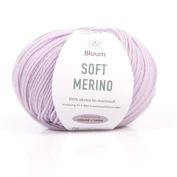 Bluum Soft Merino Ull Lys Lilla 3039