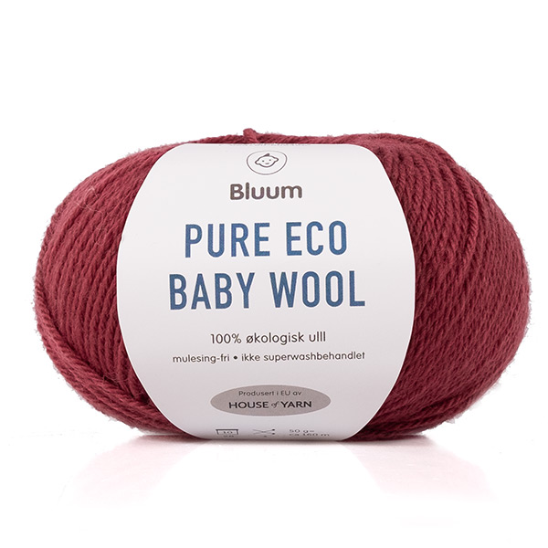 Bluum Pure Eco Baby Wool Plomme 1358