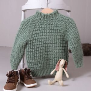 Strikkegenser Hugo - garnpakke fra Bluum i Møy