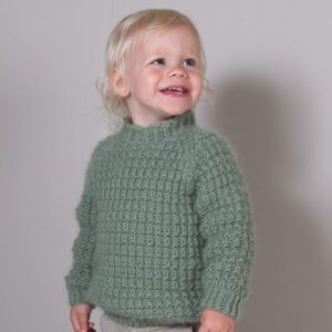 Strikkegenser Hugo - garnpakke fra Bluum i Møy