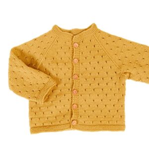 Strikkejakke Madicken - garnpakke i Bluum Soft Merino Ull
