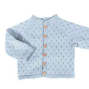 Strikkejakke Madicken - garnpakke i Bluum Soft Merino Ull
