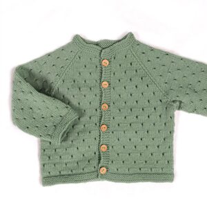 Strikkejakke Madicken - garnpakke i Bluum Soft Merino Ull